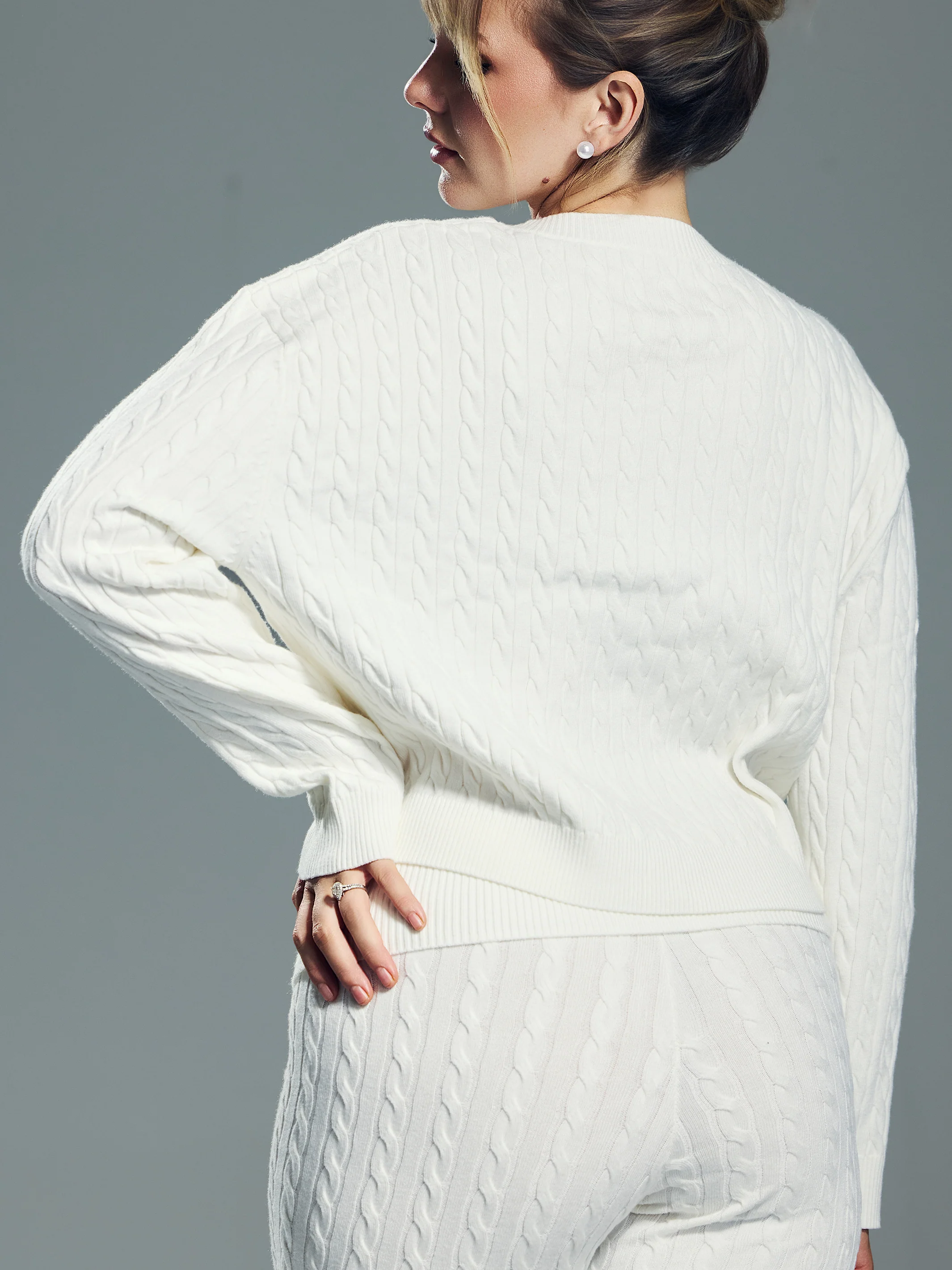 Cable Knit Cardigan - Image 7