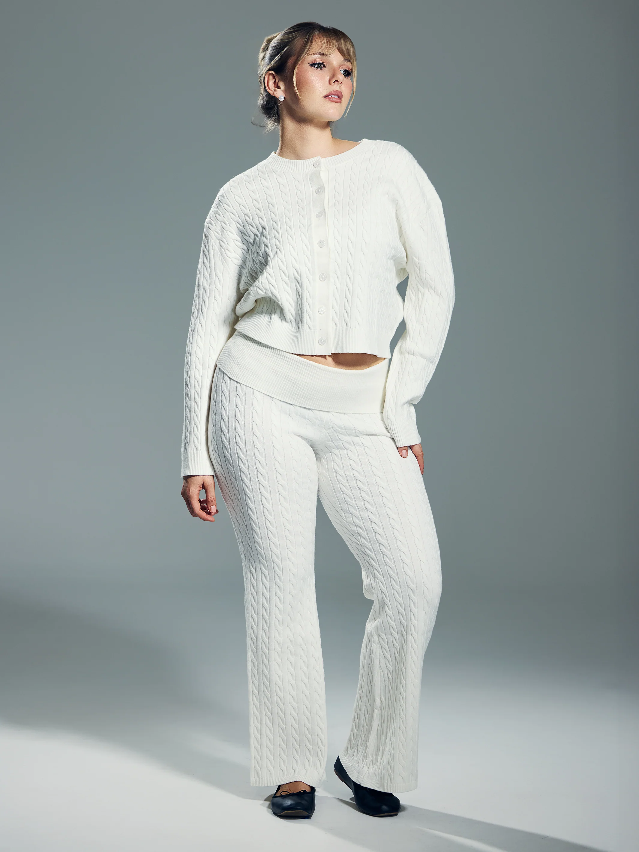 Cable Knit Cardigan - Image 8