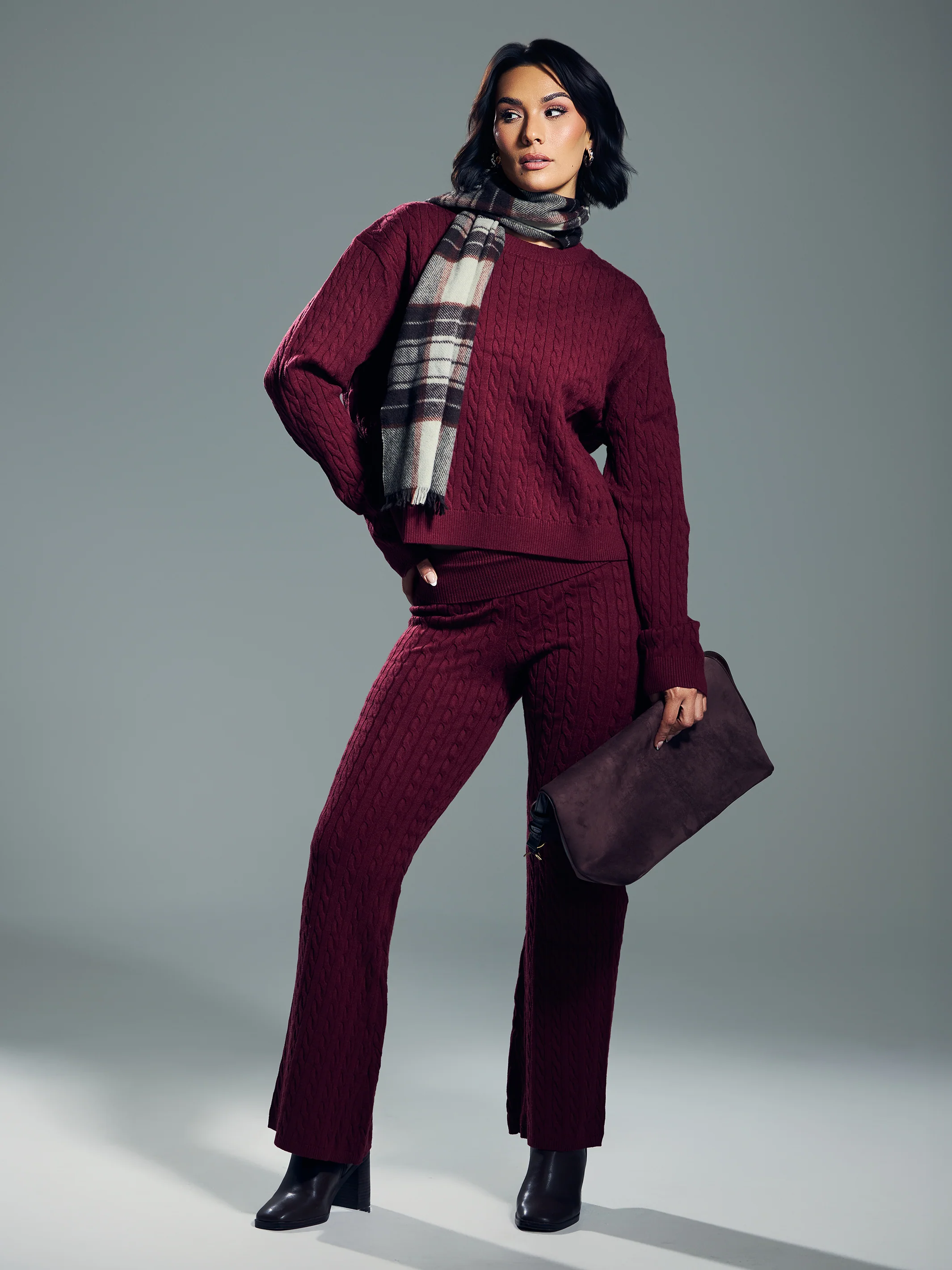 Cable Knit Sweater - Image 5