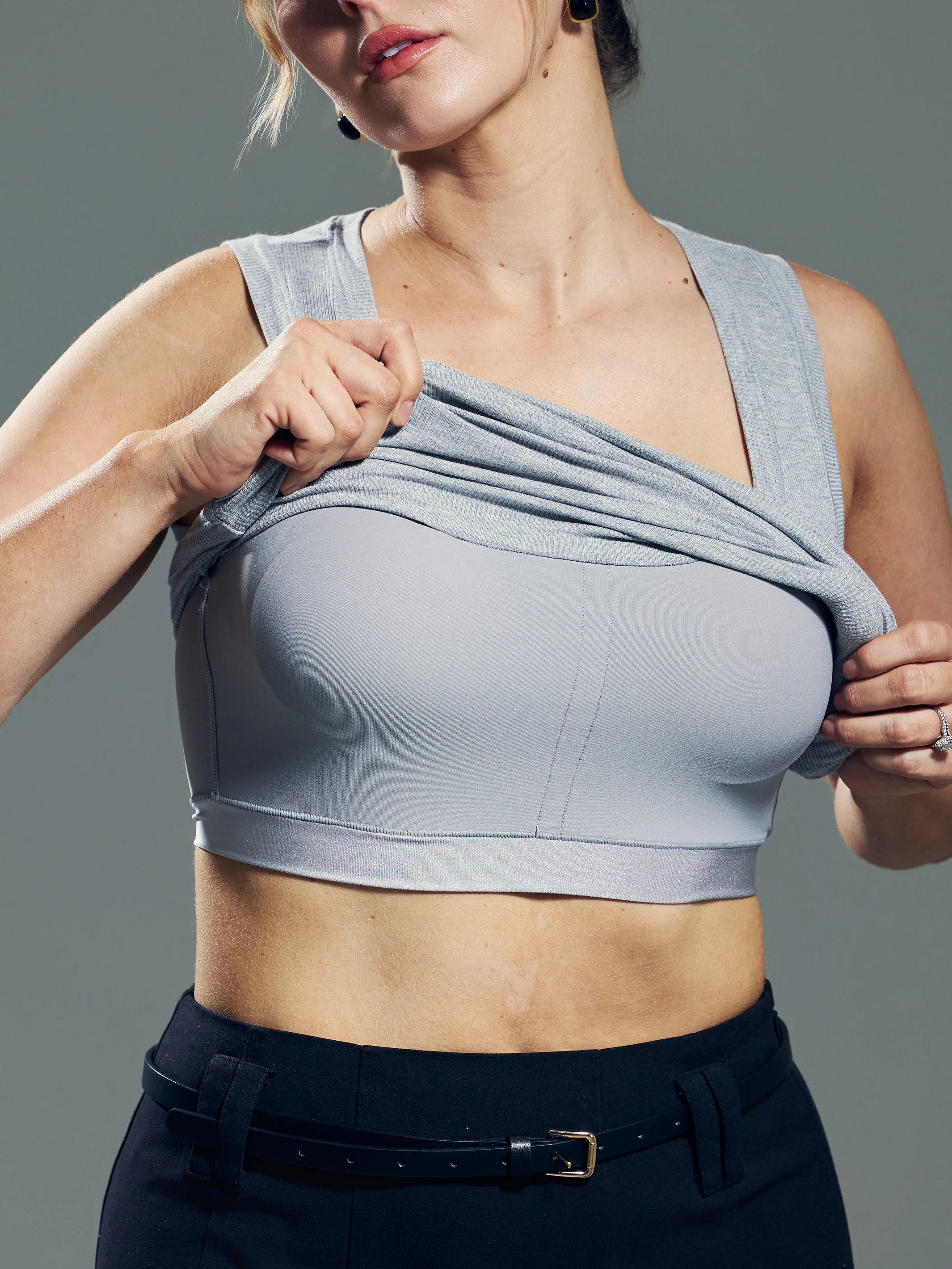 Chunky Binding Ribbed Square Neck Tank - Image 16
