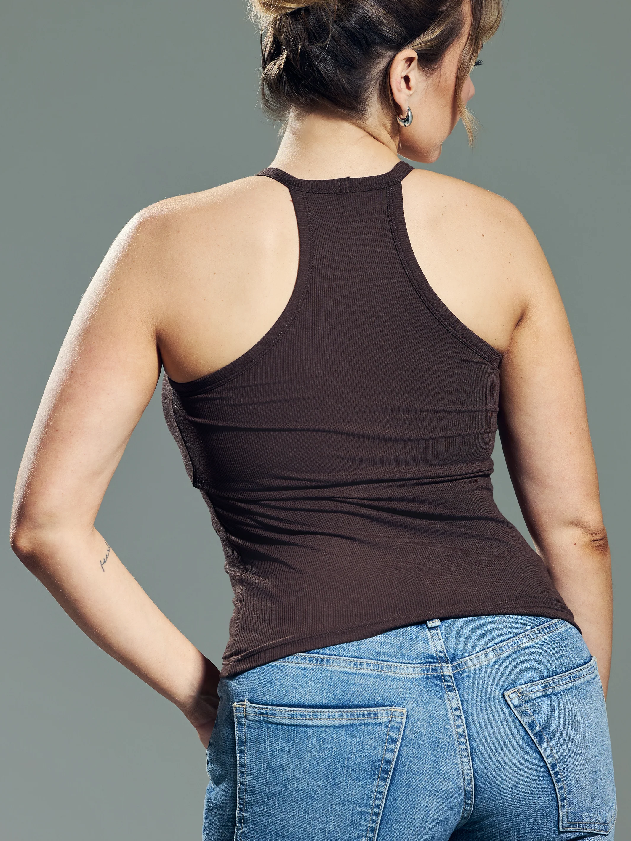 Chunky Binding Strappy Racerback Tank - Image 7