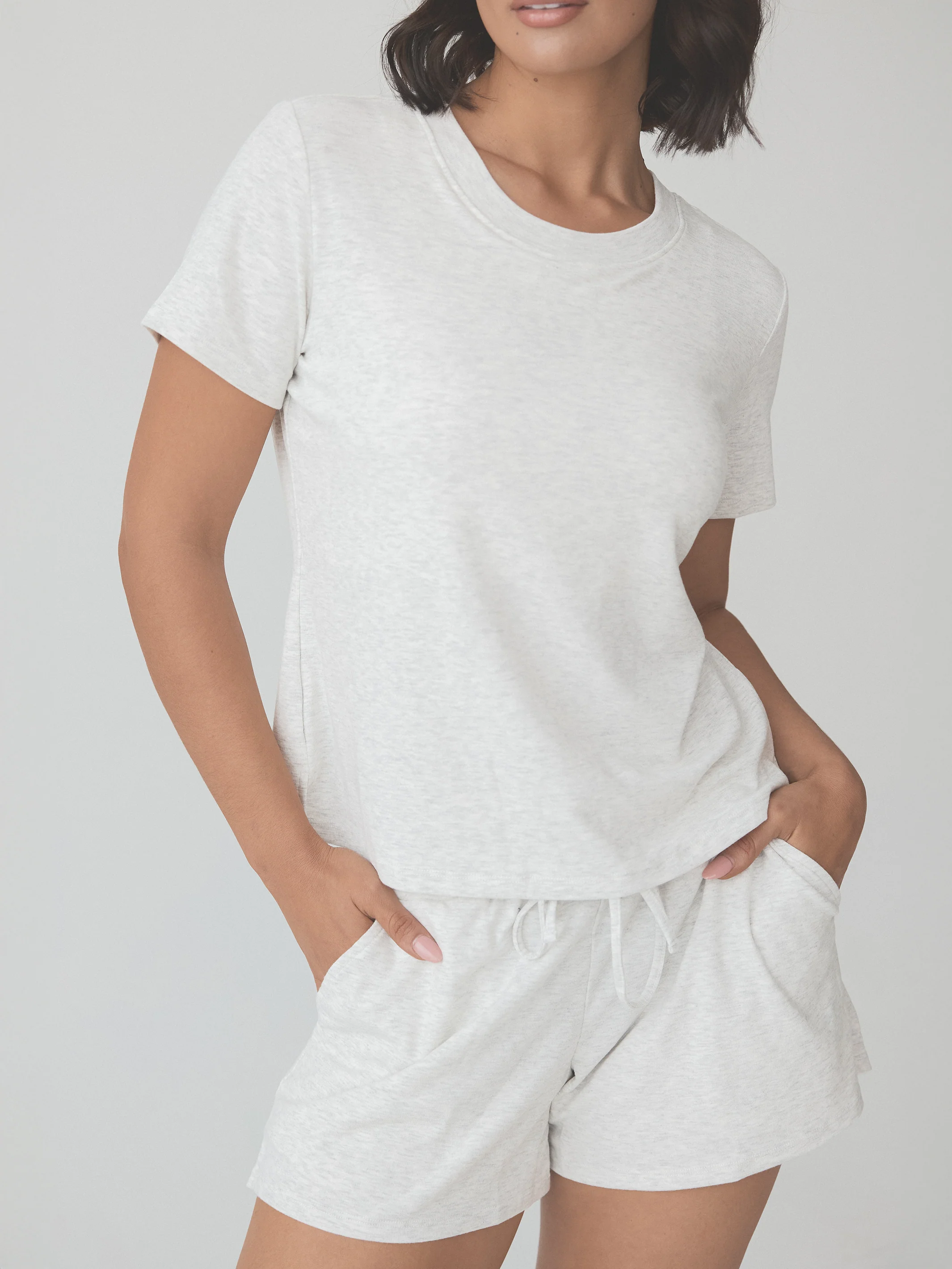 Crew Neck Pajama Short Sleeve - Image 5