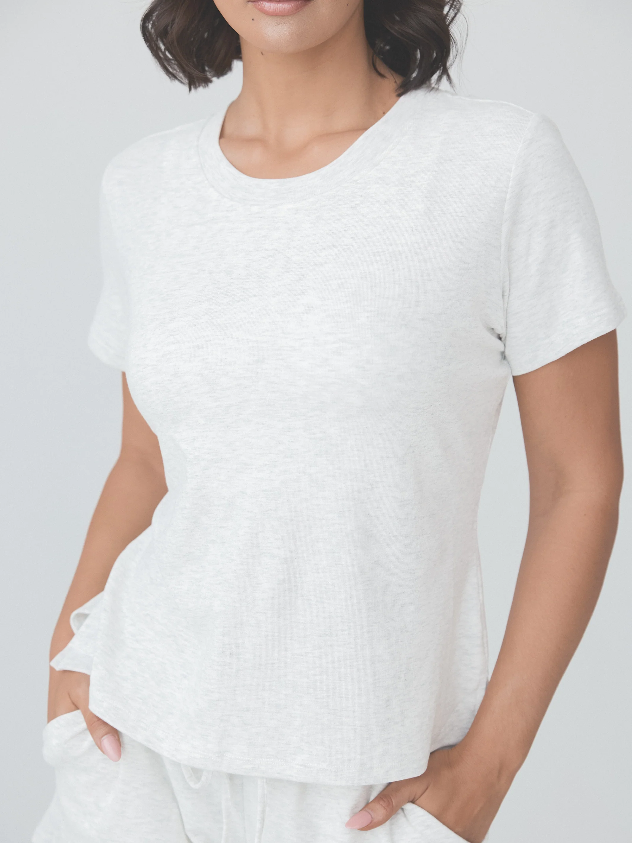 Crew Neck Pajama Short Sleeve - Image 7