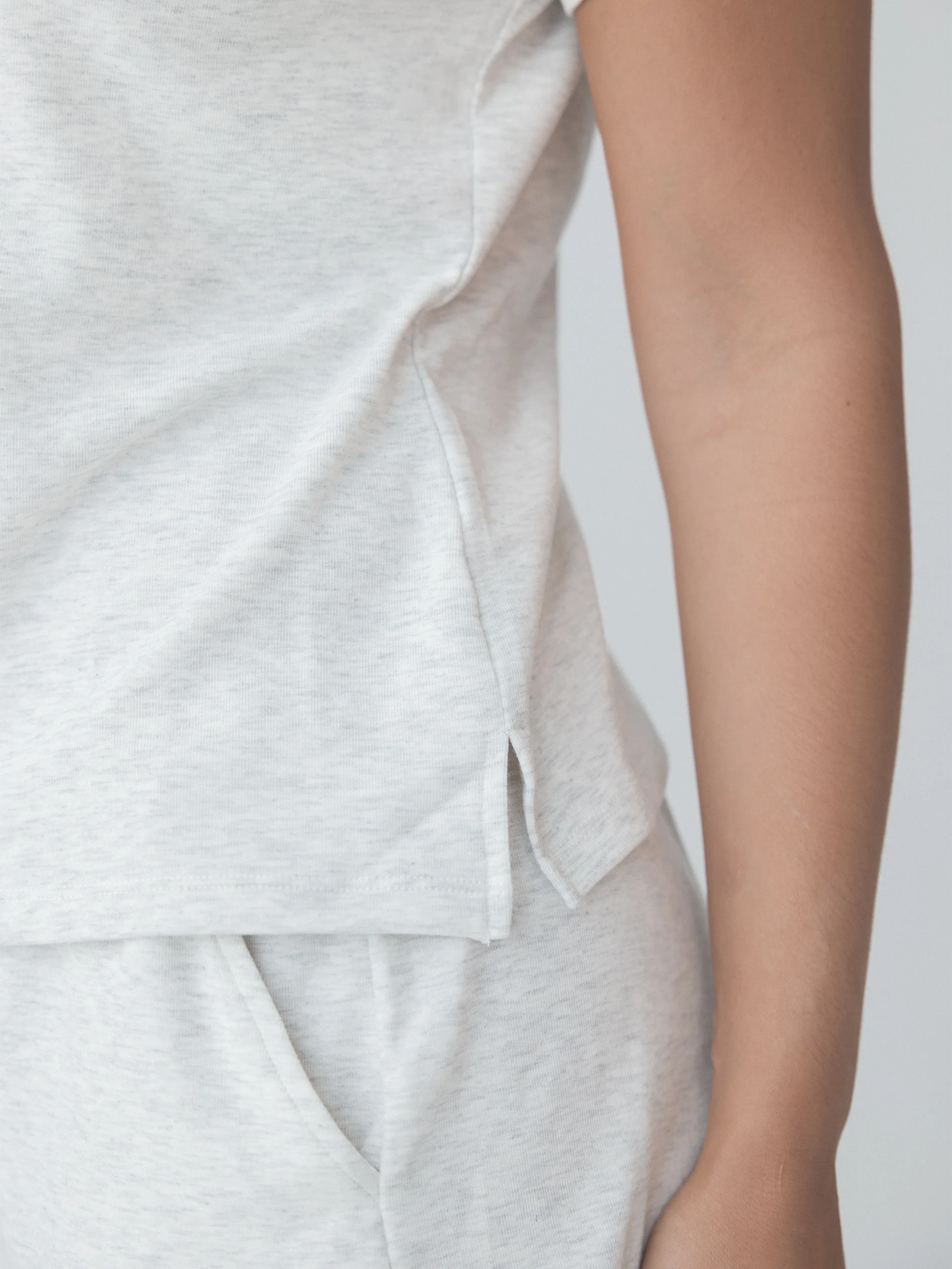Crew Neck Pajama Short Sleeve - Image 9