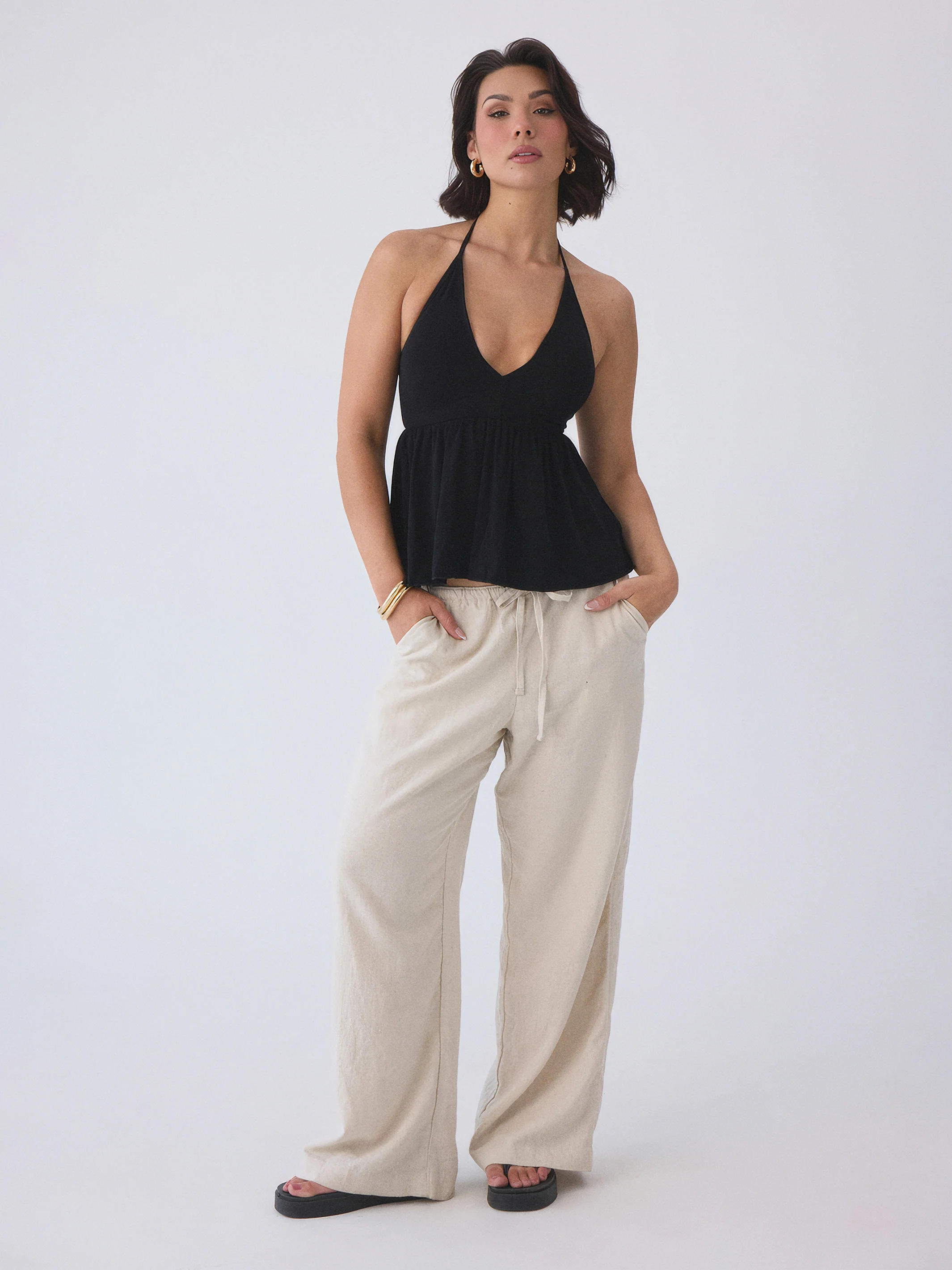 Flowy V-Neck Halter - Image 15