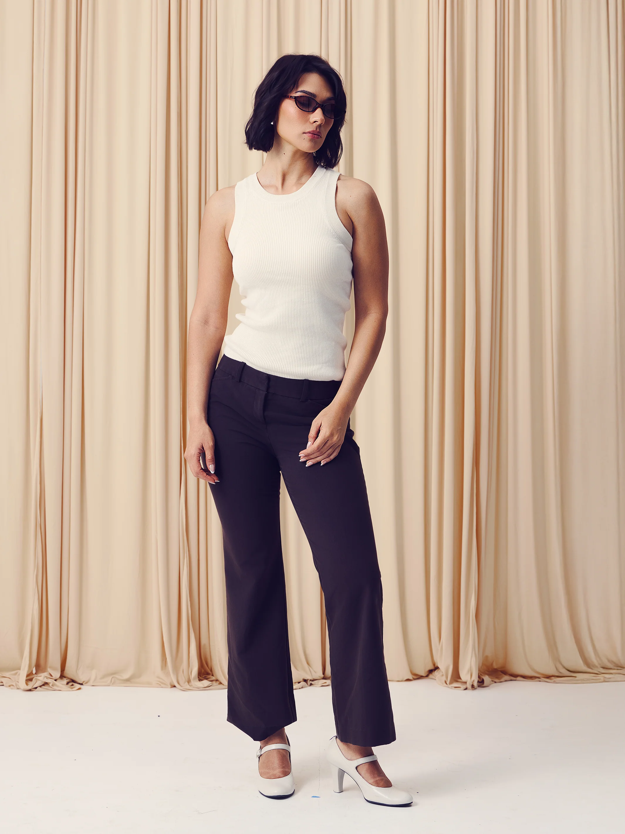 Knit Chunky High Neck Tank - Image 15