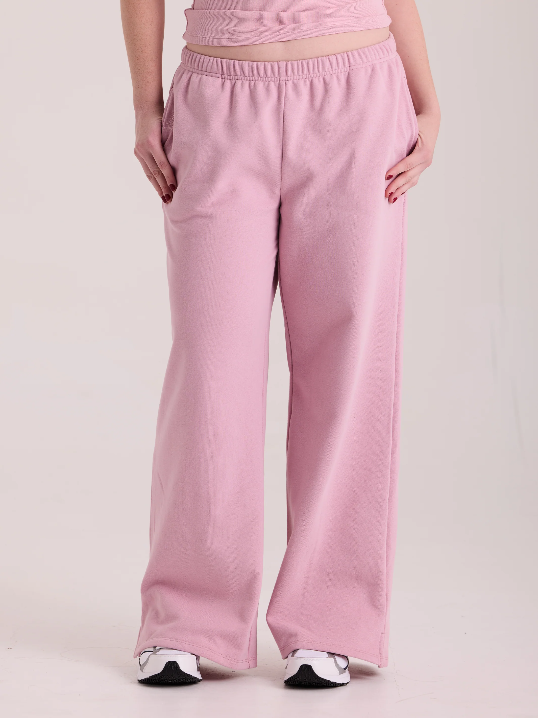 Lightweight Wide Leg Sweat Pants - Image 5