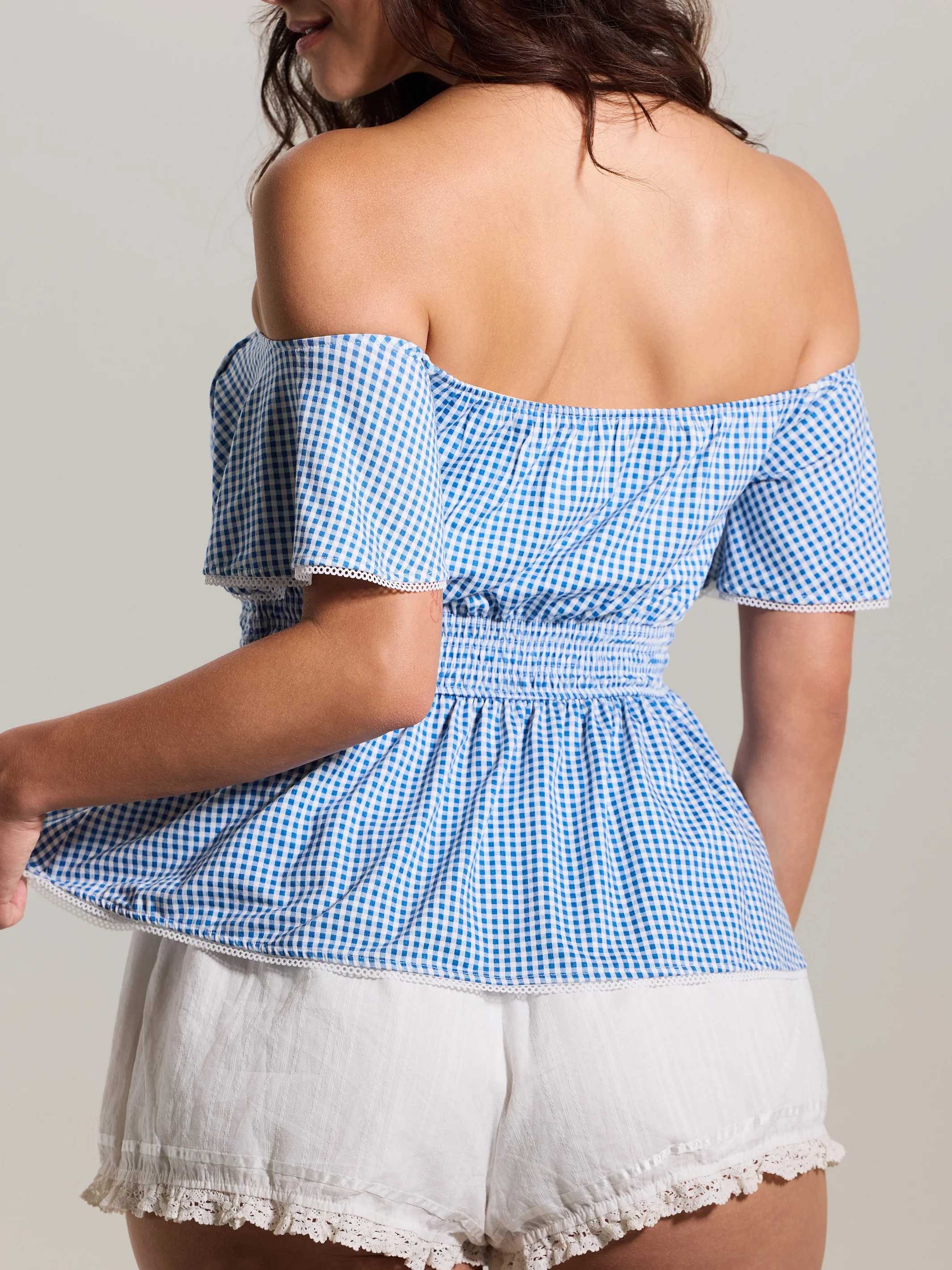 Off The Shoulder Flutter Sleeve - Image 14