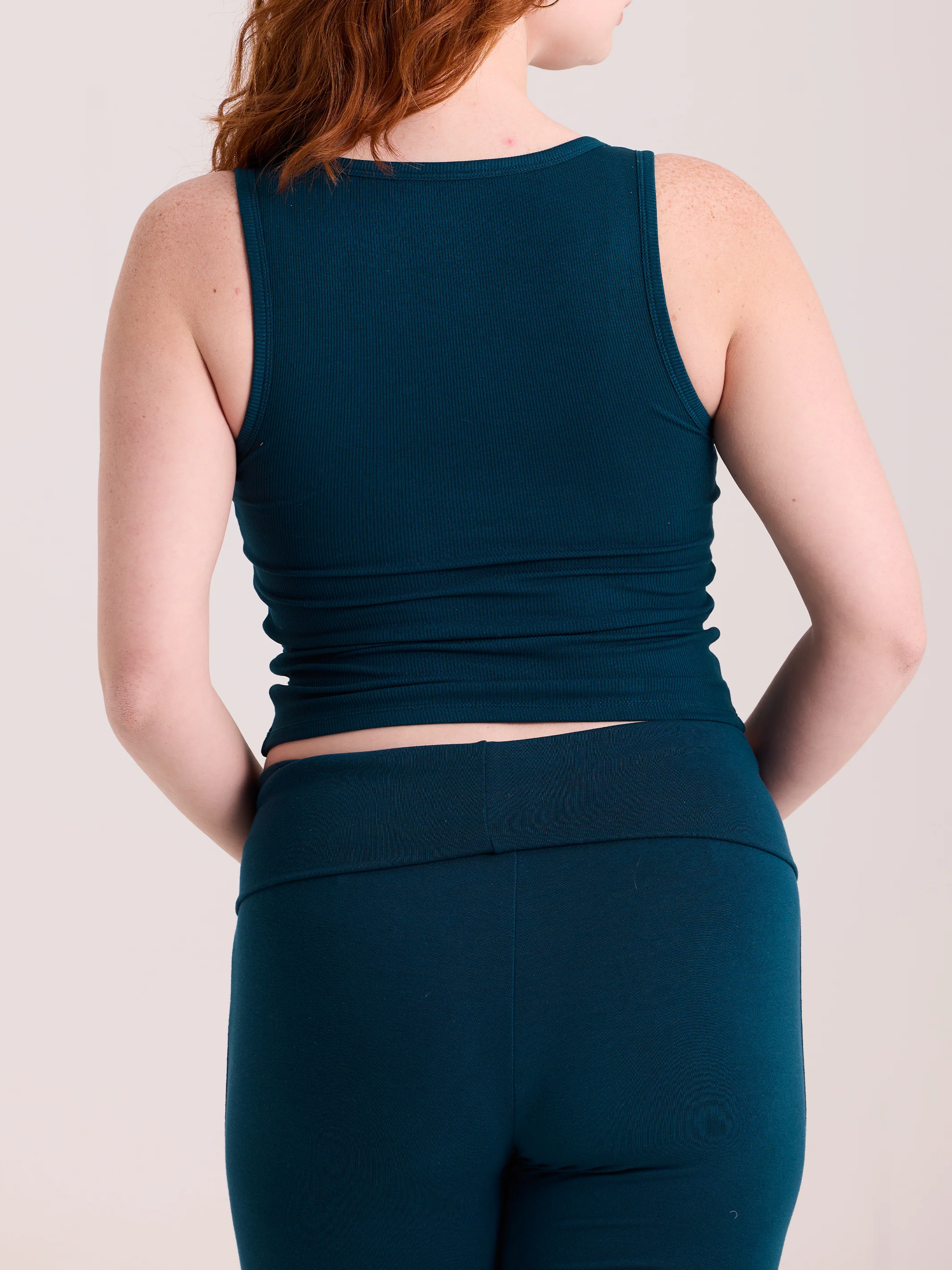 Ribbed Henley Scoop Tank - Image 8