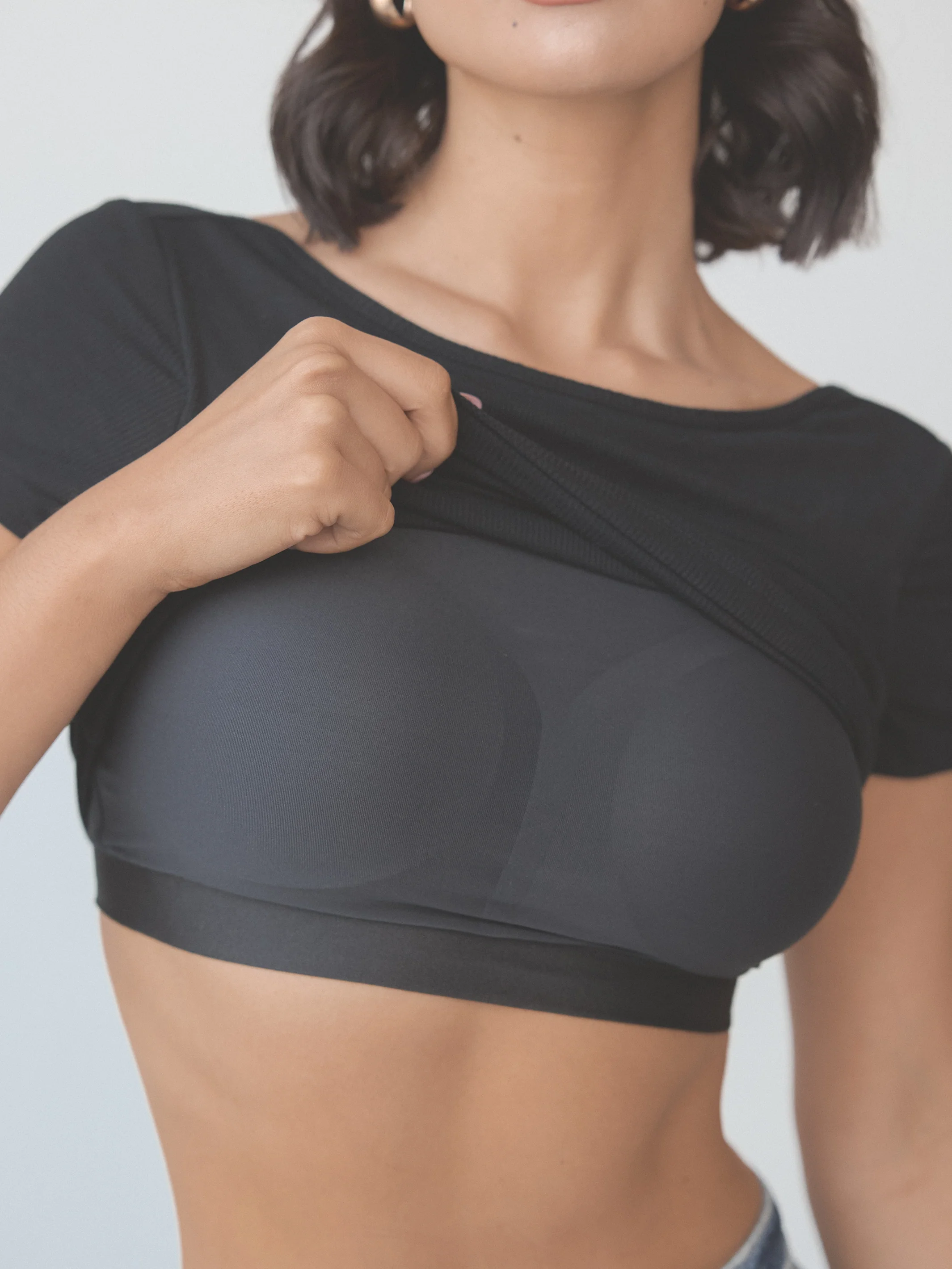Ribbed Low Back Short Sleeve - Image 9