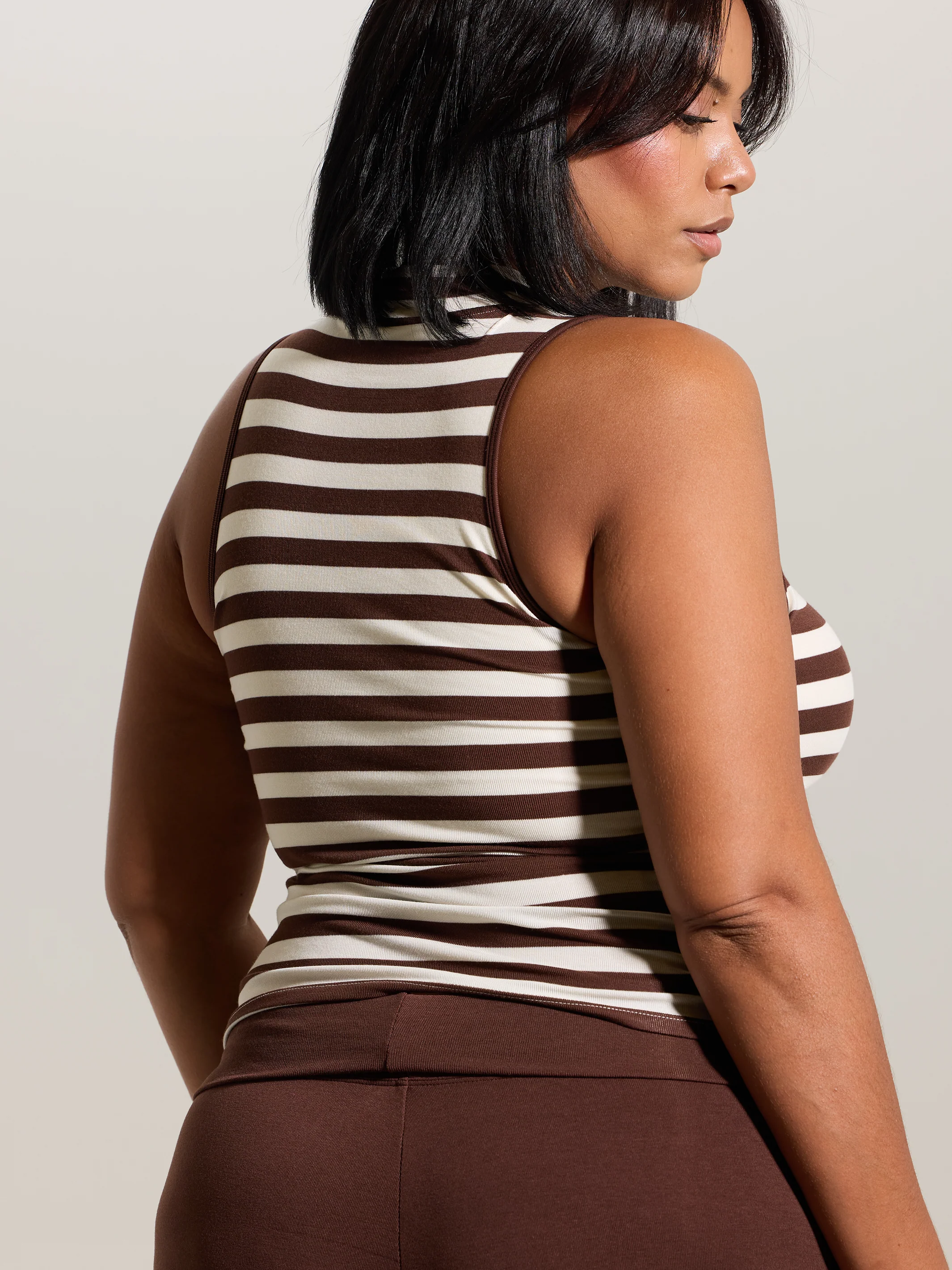 Striped Mock Neck Tank - Image 14