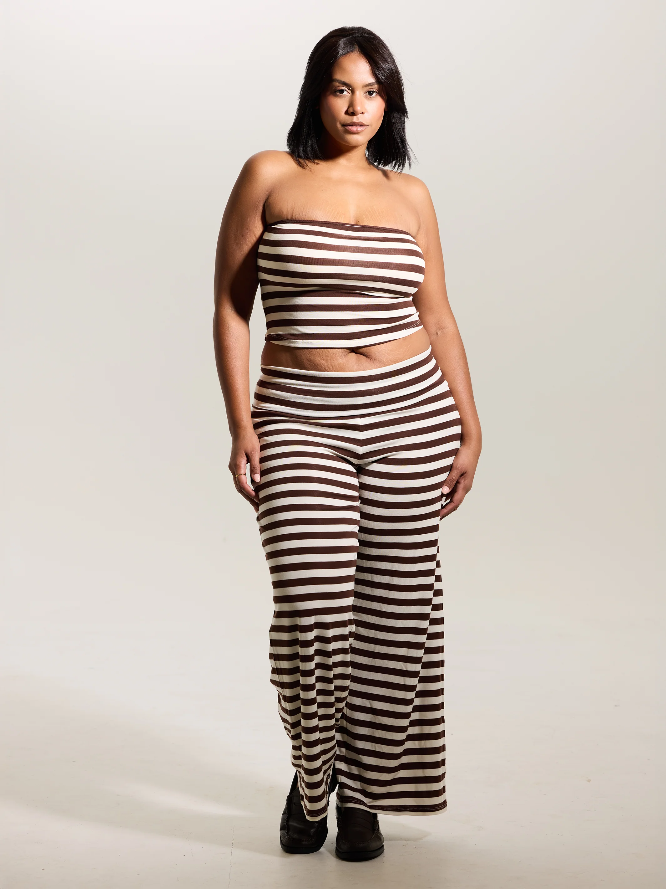 Striped Tube Top Mid Length - Image 9