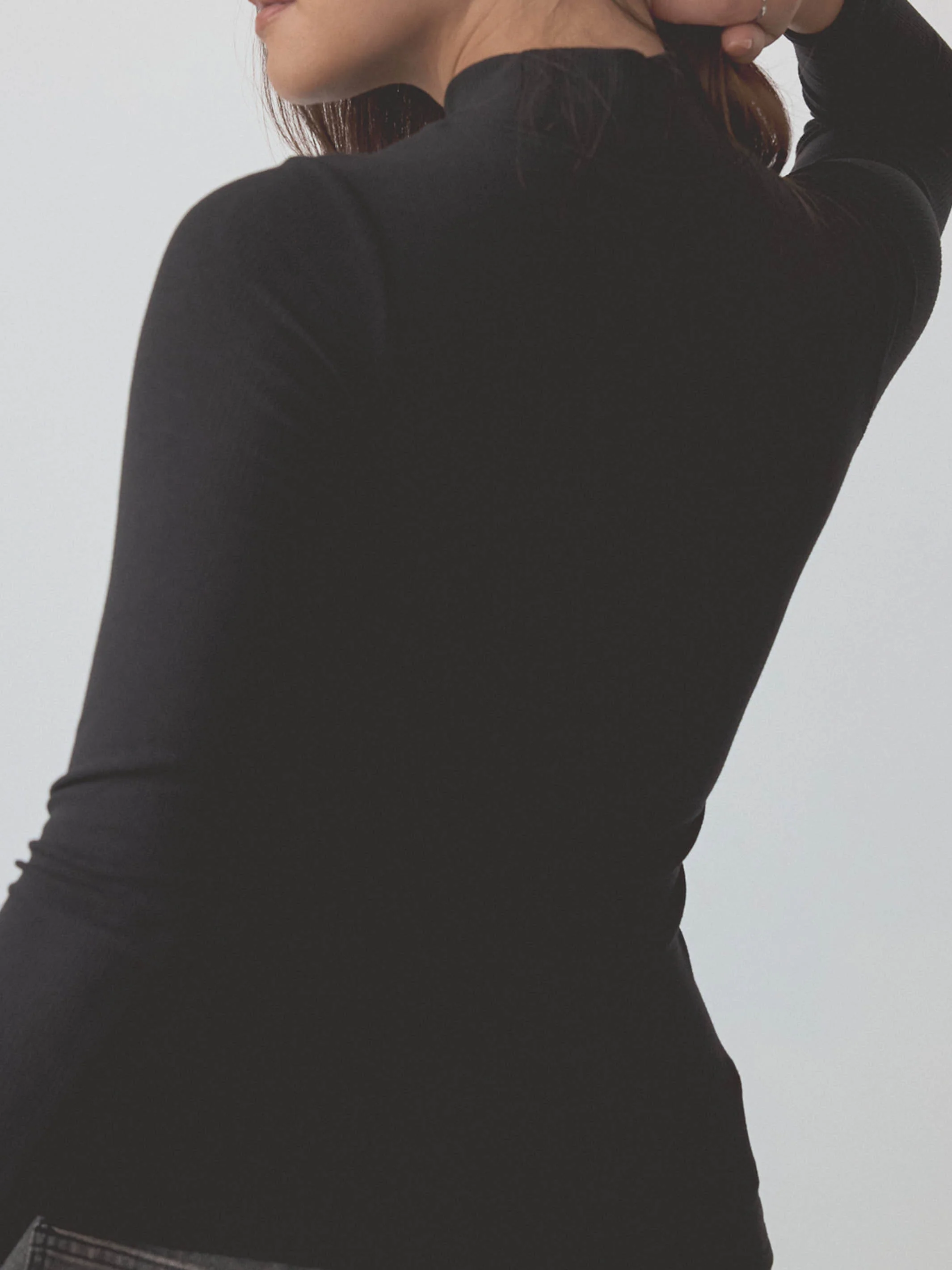 Ribbed Turtleneck Long Sleeve - Image 8