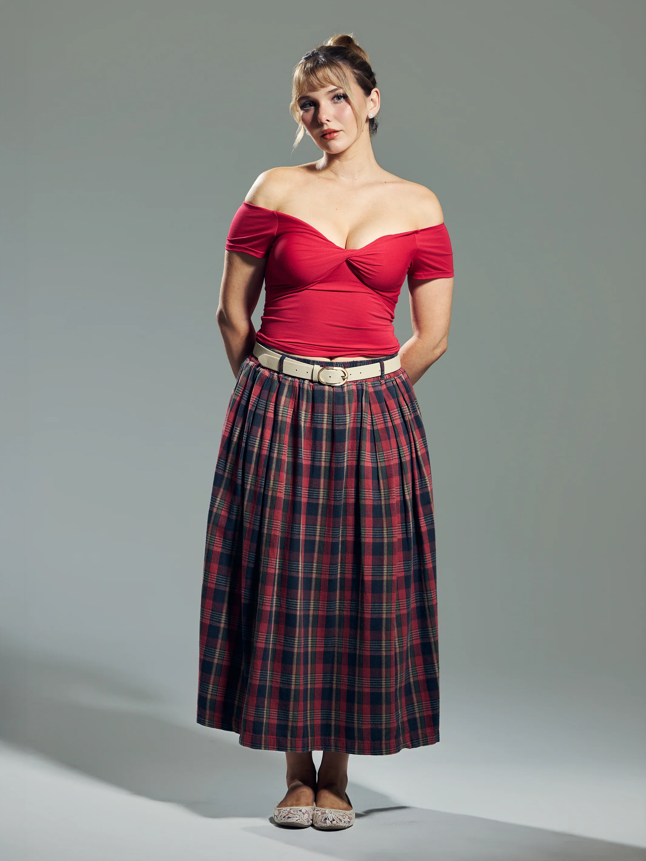 Twist Off The Shoulder Short Sleeve - Image 3