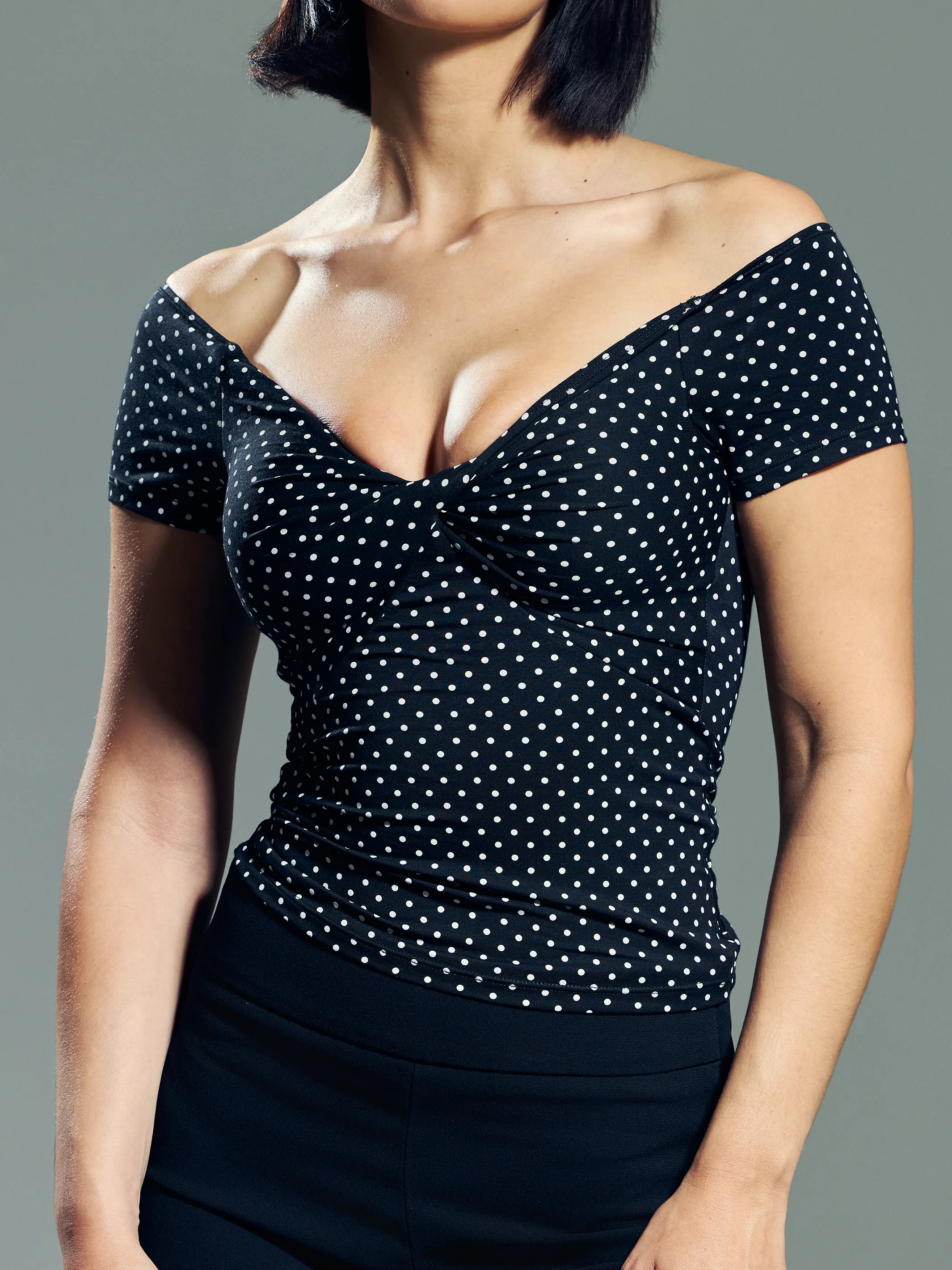 Twist Off The Shoulder Short Sleeve - Image 4