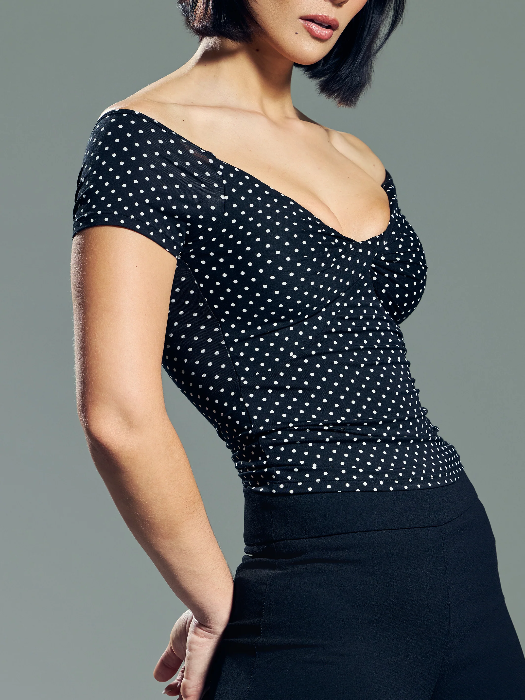 Twist Off The Shoulder Short Sleeve - Image 5
